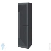 Пенал Caprigo MODO-Quarta 350х1400х334 правый, подвесной, 2 двери, цвет: графит 35750R-SF019