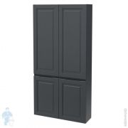 Раковина подвесная ABBER Kristall 422x422x500 круглая, бирюзовая AT2704Aquamarin
