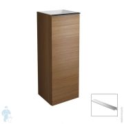 Раковина напольная ABBER Kristall 450x450x900 отдельностоящ., коричневая AT2702Opal-H