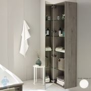 Донный клапан ABBER AF0010B с переливом, клик-клак, цвет: черный матовый