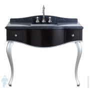 Консоль под раковину Caprigo Палаццо 110 nero lucido 1128х997х579 под столешницу 12914-console-В032