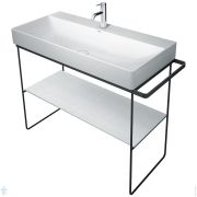 Консоль Duravit DuraSquare 1065х451 напольная, с полотенцедержателем, черная 0031034600