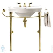 Консоль для раковины Devon&Devon New Etoile DENEWETOILEOT 980х525х835 с 2 п/держателями, св.золото