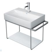 Консоль Duravit DuraSquare 665х381 подвесная, с полотенцедержателем, хром 0031141000