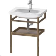 Полотенцедержатель с полкой Duravit DuraStyle 590х805х440 базальт мат./америк. орех DS988104377
