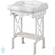 Консоль под раковину Caprigo (610х937х525) на ножках, металл, покрытие: эмаль белая C-060-white