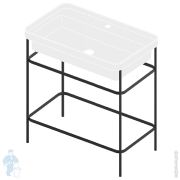 Комплект AM.PM Gem WK90EA Ванна 170х70, смеситель для ванны/душа, душевой комплект, набор крючков
