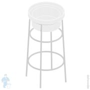 Консоль под раковину ArtCeram Fuori Scala 40см 380х380х830 белая матовая ACA054 05