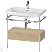 Консоль с раковиной Duravit Happy D.2 Plus 775х850х490 напольная, 1 ящик, дуб средиземн. HP4842O7171