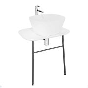 Раковина подвесная Ceramicanova Element 400х220х120 прямоугольная, перелив, белый CN6039L