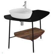 Раковина накладная Ceramicanova Element 355х355х150 круглая, без перелива, белый CN5047