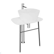 Раковина накладная Ceramicanova ELEMENT 505х380х150 без отв. под смеситель, серый мат. CN6052MSG