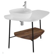Раковина накладная Ceramicanova ELEMENT 600х380х138 темно-коричневый мат. CN6049MDB