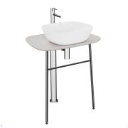 Раковина накладная Ceramicanova ELEMENT 600х380х138 без отв. под смеситель, антрацит мат. CN6049MH
