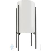 Раковина накладная Ceramicanova ELEMENT 360х360х120 круглая, без отв. под смеситель, белый CN6050