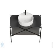 %Раковина накладная Ceramicanova ELEMENT 502х363х145 без отв. под смеситель, черный мат. CN6056MB