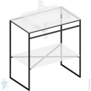Раковина накладная Ceramicanova ELEMENT 608х385х122 без отв. под смеситель, голубой мат. CN6048ML