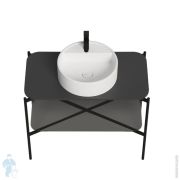 Раковина накладная Ceramicanova ELEMENT 360х360х115 без отв. под смеситель, антрацит мат. CN6057MH