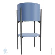 Раковина накладная Ceramicanova ELEMENT 600х380х138 без отв. под смеситель, серый мат. CN6049MSG