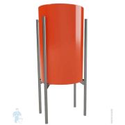 Раковина подвесная Ceramicanova Element 407х217х100 чаша слева, антрацит матовый CN6051LMH