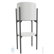 Раковина накладная Ceramicanova ELEMENT 360х360х115 без отв. под смеситель, черный матовый CN6057MB