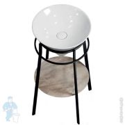 Раковина накладная Ceramicanova Element 701х361х130 прямоугольная,без перелива,белый CN6071