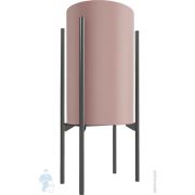 Раковина накладная Ceramicanova Element 356х356х135 круглая,без перелива,антрацит матовый CN6073MH