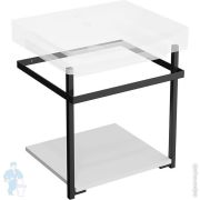 Структура металлическая KERAMA MARAZZI PRO подвесная 460х394х480, черная матовая PRO.50.01BLK.M