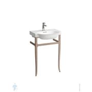 Консоль с раковиной Laufen New Classic (580х320х820) напольная, деревянная, орех 4.0607.1.085.629.1+8.1385.3.000.108.1