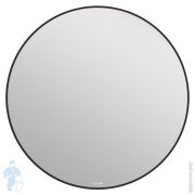 Зеркало Cersanit ECLIPSE smart 1000x1000 с подсветкой, круглое, черная рамка 64149