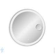 Зеркало Континент Aroma (780х780) с LED подсветкой 6000K, косметическим зеркалом и сенсором