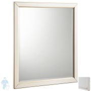 Зеркало Caprigo Альбион 80-100 bianco light vintage 726х815х24 без полки 10336-B003