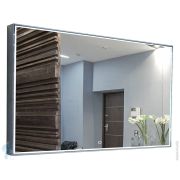 Зеркало Континент Sting (1200х700) с LED подсветкой и сенсорным выключателем, рама серая