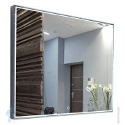 Зеркало Континент Sting (900х700) с LED подсветкой и сенсорным выключателем, рама серая