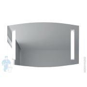 Тумба с раковиной Burgbad Iveo 800х492х721 подвесная, 2 ящика, белый SFEN080F2833G0161C0001*1