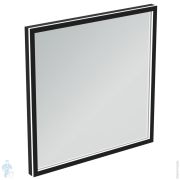 Зеркало Ideal Standard CONCA (600х600х38) с LED подсветкой, квадратное, черная рама T3965BH