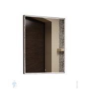 Зеркало Континент Life (500х700) с LED подсветкой 6000К и сенсорным выключателем, рама серая