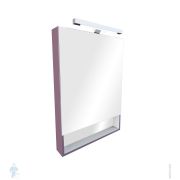 Шкаф зеркальный Roca Gap (800х850х129) со светильником, виноград ZRU9302753