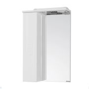 Зеркальный шкаф AQUATON Панда 50 1A007402PD01L 500x172x798 левый с подсветкой, белый глянец