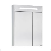 Зеркальный шкаф AQUATON Сильва 1A216202SIW70 600x140x780 подсветка, 2 дверцы, дуб полярный
