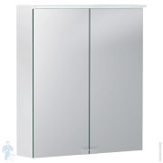 Зеркальный шкаф Geberit Option Basic (600х675х140) с подсветкой, белый матовый 500.273.00.1