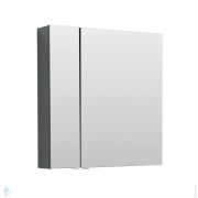 Зеркало-шкаф Aquanet Алвита 80 (800х850х172) 2 дверцы, без подсветки, серый антрацит 240109