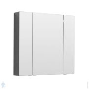 Зеркало-шкаф Aquanet Алвита 90 (896х850х172) 3 дверцы, без подсветки, серый антрацит 240110