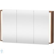 Зеркало-шкаф Duravit Ketho 1200х750х180 с подсветкой, 4 полки, натуральный орех KT753307979