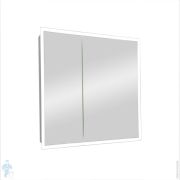 Зеркало-шкаф Континент Reflex 800х800х140 с подсветкой, 2 створки, датчик движения