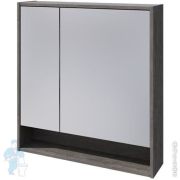 Зеркальный шкаф Caprigo Балтик (758х800х174) 2 двери, цвет дуб рошелье 2051-6292