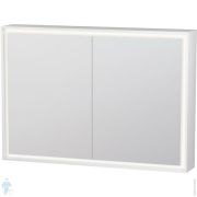 Зеркало-шкаф Duravit L-Cube 1000х700х154 подсветка, диммер, 2 полки, белый LC7552018180000