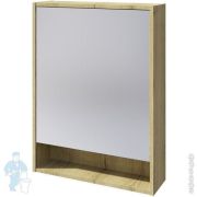 Зеркало-шкаф Caprigo Сиэтл 600х800х174 цвет дуб эльвезия, 1 дверь 2050-2873