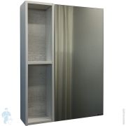 Зеркало-шкаф COMFORTY Прага-60 (600х800х140) подвесной, дуб белый 00004147599