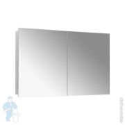 Зеркальный шкаф AQUATON Лондри 120 1A267402LH010 1168x130x750 5 стеклянных полочек, белый